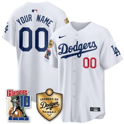 Dodgers Ron Cey "Legends Of Dodgers Baseball" Custom Jersey - All Stitched - Limited Jersey | MLB Jersey