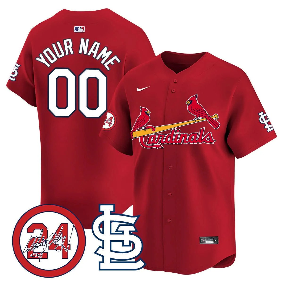 St. Louis Cardinals Memorial Vapor Premier Limited Custom Jersey - All Stitched - Limited Jersey | MLB Jersey St. Louis Cardinals Memorial Vapor Premier Limited Custom Jersey - All Stitched - Limited Jersey | MLB Jersey