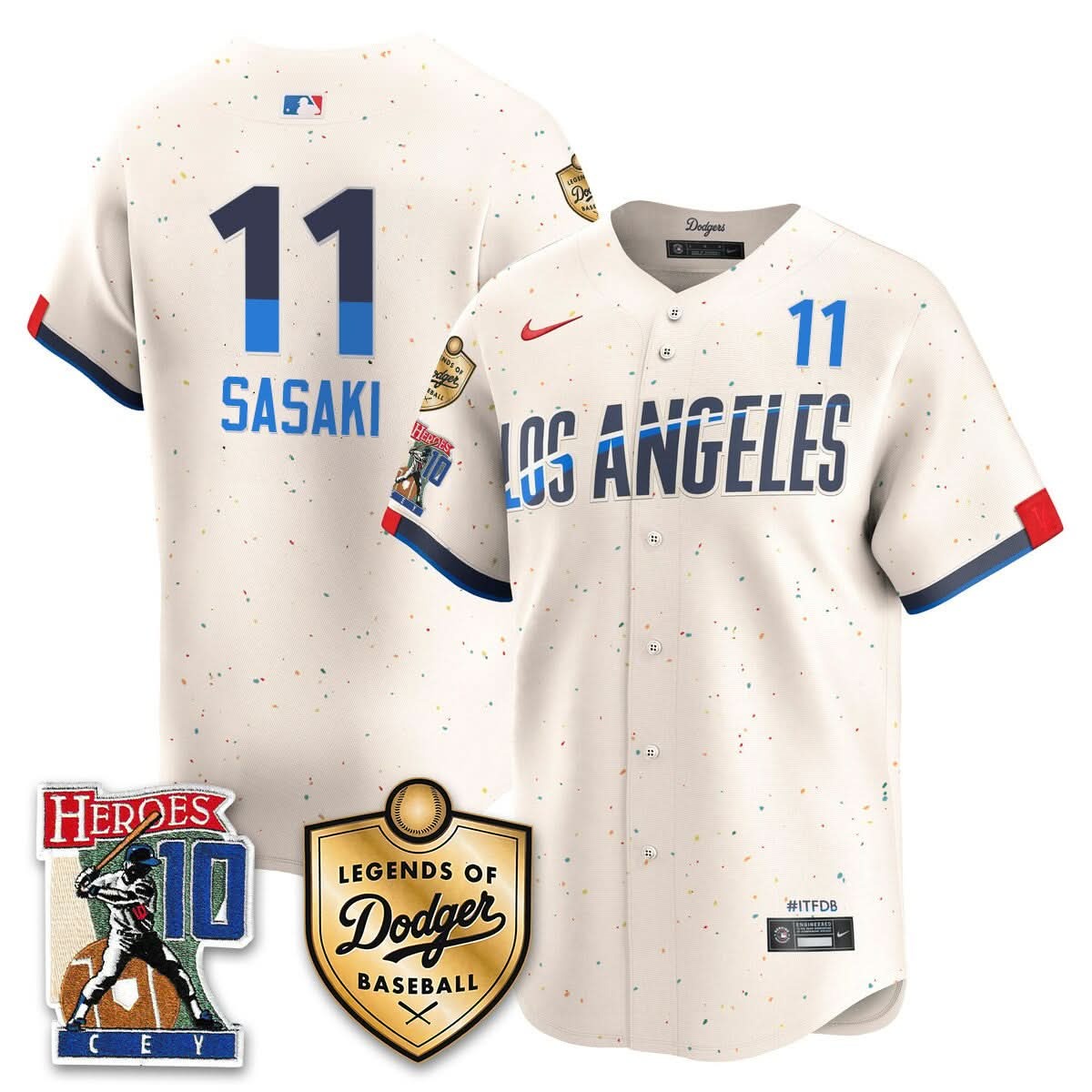 Los Angeles Dodgers "Legends Of Dodgers Baseball" Jersey - All Stitched - Limited Jersey | MLB Jersey Los Angeles Dodgers "Legends Of Dodgers Baseball" Jersey - All Stitched - Limited Jersey | MLB Jersey