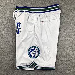 NBA Minnesota Timberwolves White Hardwood Classics Mitchell & Ness White Shorts - Limited Shorts | NBA Shorts NBA Minnesota Timberwolves White Hardwood Classics Mitchell & Ness White Shorts - Limited Shorts | NBA Shorts