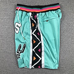 NBA San Antonio Spurs City Edition 2023-24 Turquoise Shorts - Limited Shorts | NBA Shorts NBA San Antonio Spurs City Edition 2023-24 Turquoise Shorts - Limited Shorts | NBA Shorts