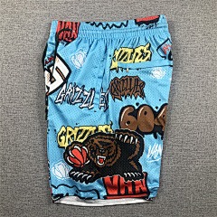 NBA Vancouver Grizzlies Slap Sticker Swingman Basketball Shorts - Limited Shorts | NBA Shorts NBA Vancouver Grizzlies Slap Sticker Swingman Basketball Shorts - Limited Shorts | NBA Shorts