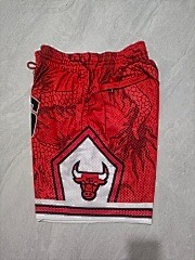 NBA Chicago Bulls Icon Edition Red/White Shorts - Limited Shorts | NBA Shorts NBA Chicago Bulls Icon Edition Red/White Shorts - Limited Shorts | NBA Shorts