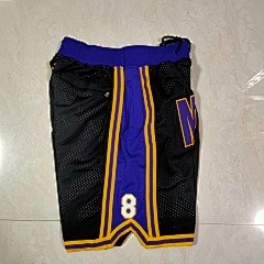 NBA Kobe Bryant Los Angeles Lakers Black Purple Mamba Just Don Basketball Shorts - Limited Shorts | NBA Shorts NBA Kobe Bryant Los Angeles Lakers Black Purple Mamba Just Don Basketball Shorts - Limited Shorts | NBA Shorts