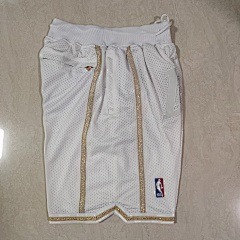 NBA Los Angeles Lakers Sunday Whites 2002-03 Chick Hearn le Basketball Shorts - Limited Shorts | NBA Shorts NBA Los Angeles Lakers Sunday Whites 2002-03 Chick Hearn le Basketball Shorts - Limited Shorts | NBA Shorts