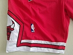 NBA Just Don x Mitchell & Ness Chicago Bulls Swingman Icon  Basketball Team Shorts - Limited Shorts | NBA Shorts NBA Just Don x Mitchell & Ness Chicago Bulls Swingman Icon  Basketball Team Shorts - Limited Shorts | NBA Shorts