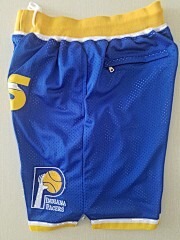 NBA Just Don x Mitchell & Ness NBA Indiana Pacers Basketball Team Shorts - Limited Shorts | NBA Shorts NBA Just Don x Mitchell & Ness NBA Indiana Pacers Basketball Team Shorts - Limited Shorts | NBA Shorts