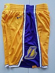 NBA Los Angeles Lakers Nike Icon Swingman Short Yellow Basketball Team Shorts - Limited Shorts | NBA Shorts NBA Los Angeles Lakers Nike Icon Swingman Short Yellow Basketball Team Shorts - Limited Shorts | NBA Shorts