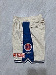 NBA Swingman Icon Edition New York Knicks White Blue Shorts - Limited Shorts | NBA Shorts NBA Swingman Icon Edition New York Knicks White Blue Shorts - Limited Shorts | NBA Shorts