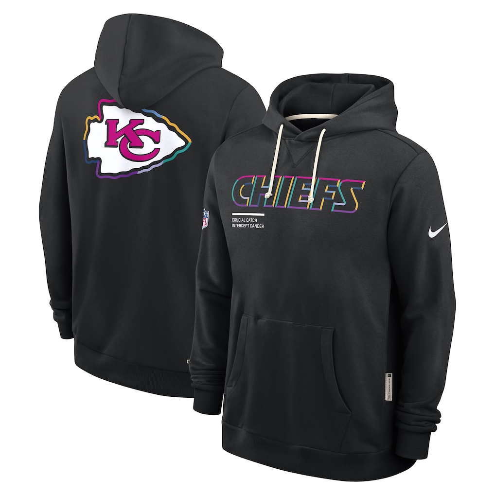 Kansas City Chiefs | Men's Kansas City Chiefs Nike Black 2025 NFL Crucial Catch Sideline Standard Issue Dri-FIT Hoodie | NFL Hoodie Kansas City Chiefs | Men's Kansas City Chiefs Nike Black 2025 NFL Crucial Catch Sideline Standard Issue Dri-FIT Hoodie | NFL Hoodie